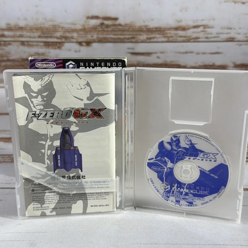 Complete F-Zero GX Japanese Nintendo Gamecube NTSC-J
